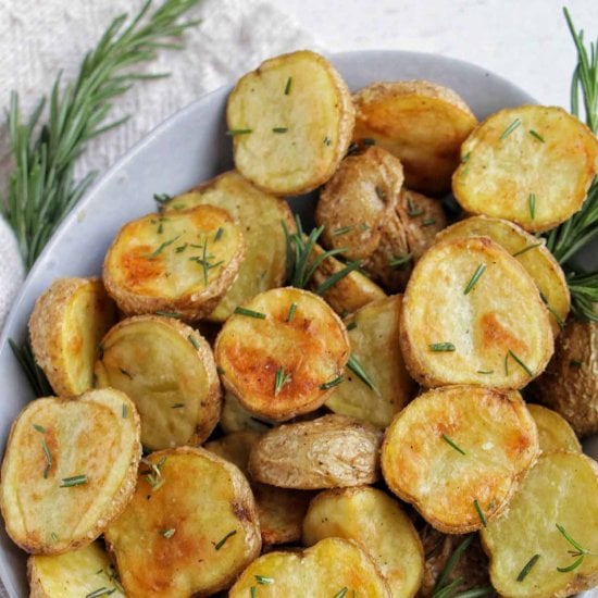 Crispy Rosemary Baby Potatoes