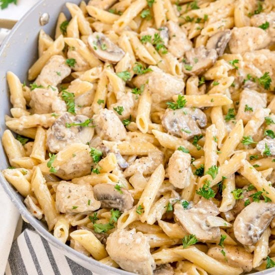 Chicken and Mushroom Pasta