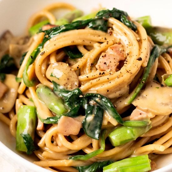 Vegetable Carbonara