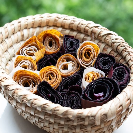 Fruit Leather Rolls