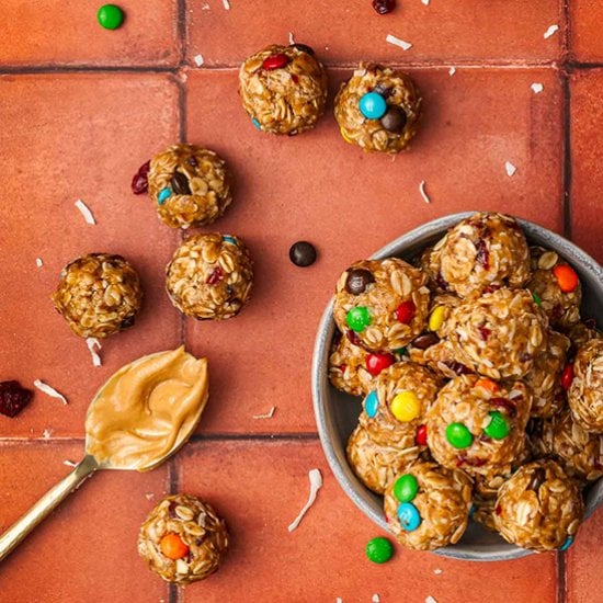Rainbow Energy Bites