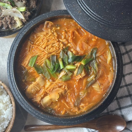 Kimchi Pork Belly Jjigae