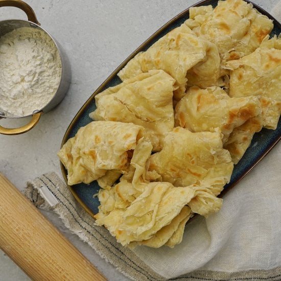 Soft Guyanese Oil Roti