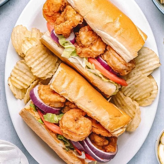 Cajun Shrimp Po Boy Sandwiches