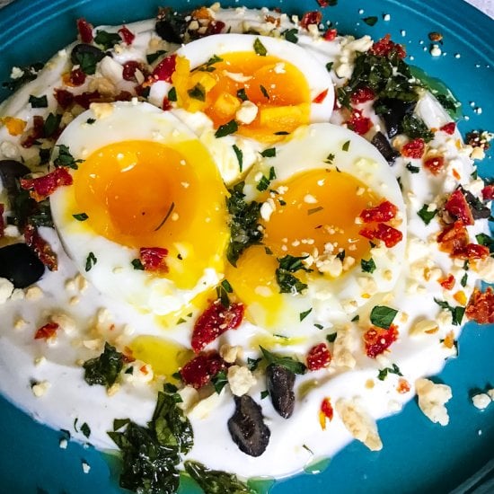 Mediterranean Greek Yogurt and Eggs