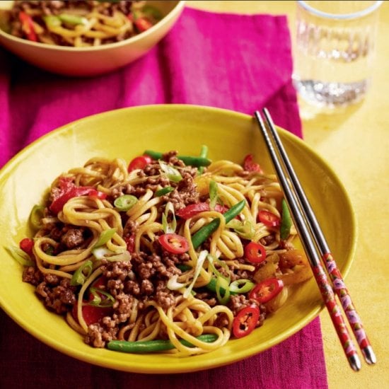 Air Fryer Beef Noodles