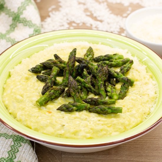 Green Asparagus Risotto