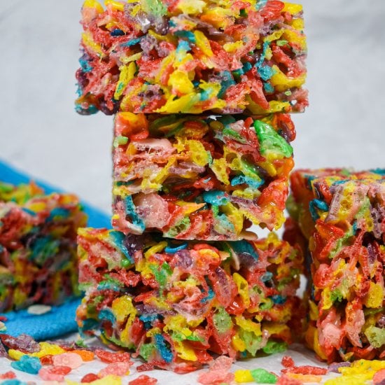 Fruity Pebbles Rice Krispie Treats