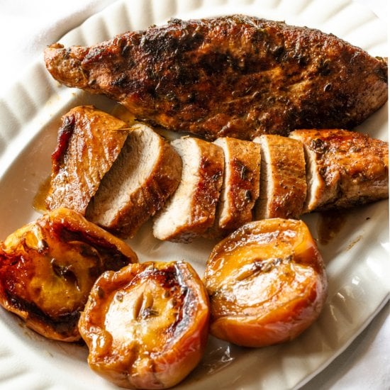 Pork Tenderloin with Apples