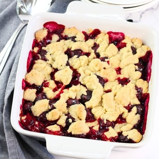 Easy Cherry Cobbler