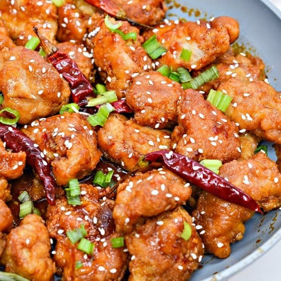 Keto Spicy General Tso Chicken
