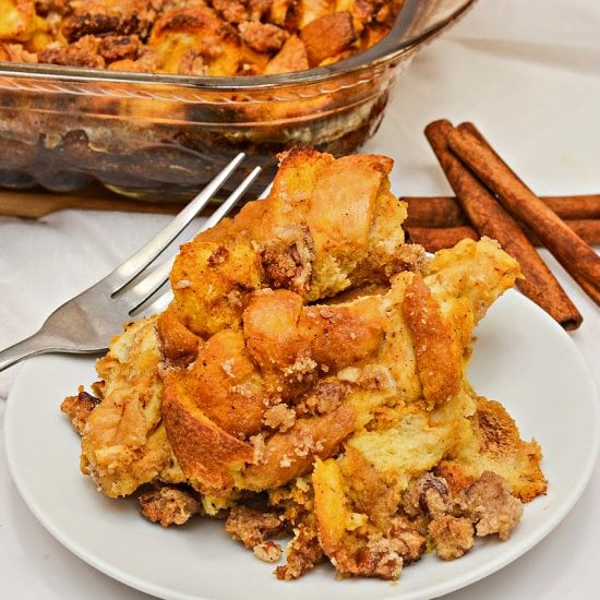 Keto Pumpkin French Toast Bake