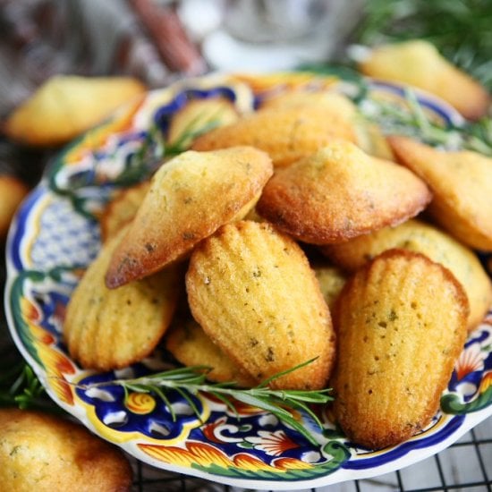 Rosemary and Comté Madeleines