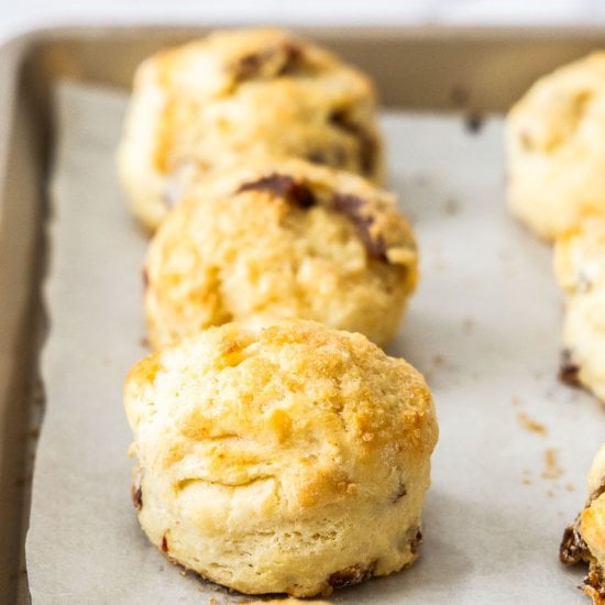 Date and Lemon Scones