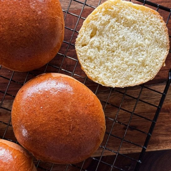 Homemade Brioche Slider Buns