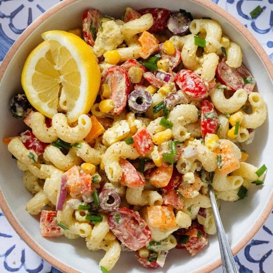 Creamy Pesto Pasta Salad