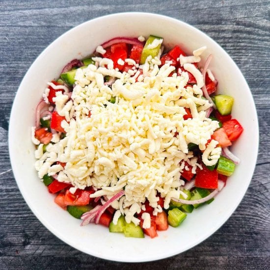 Cucumber, Tomato & Onion Salad