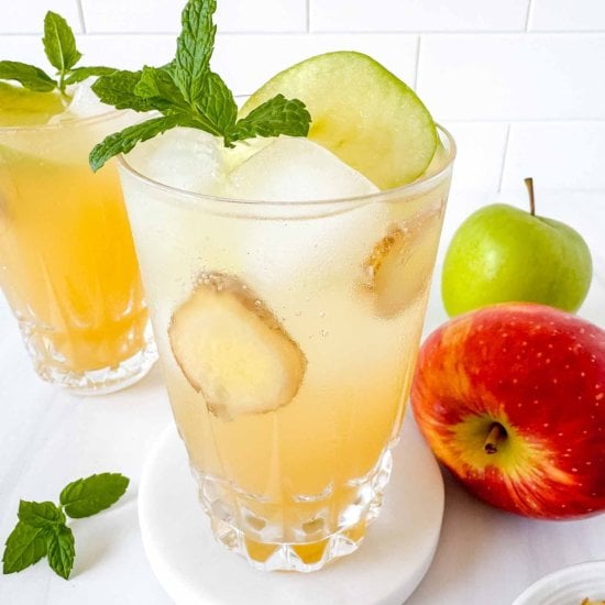 Apple Juice Mocktails