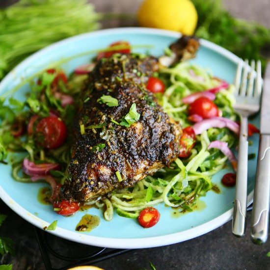 Shawarma-Spiced Roasted Chicken
