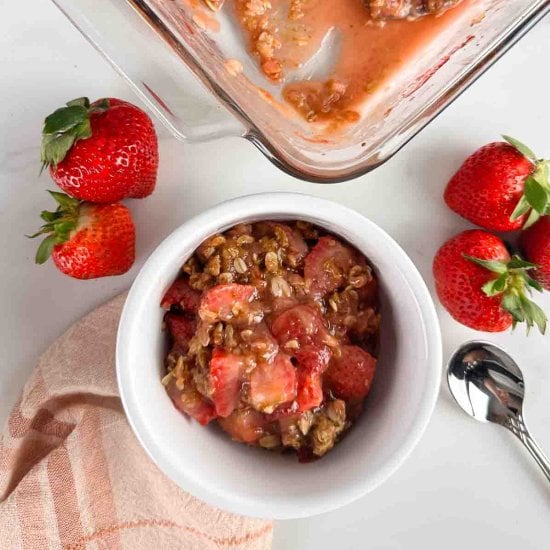 Strawberry Crumble