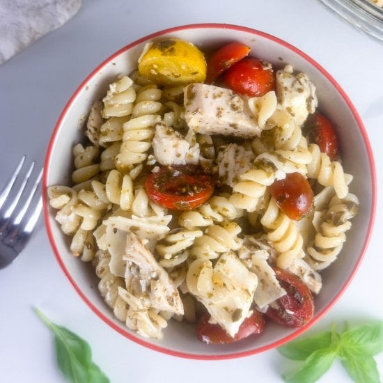 Chicken Pesto Pasta Salad