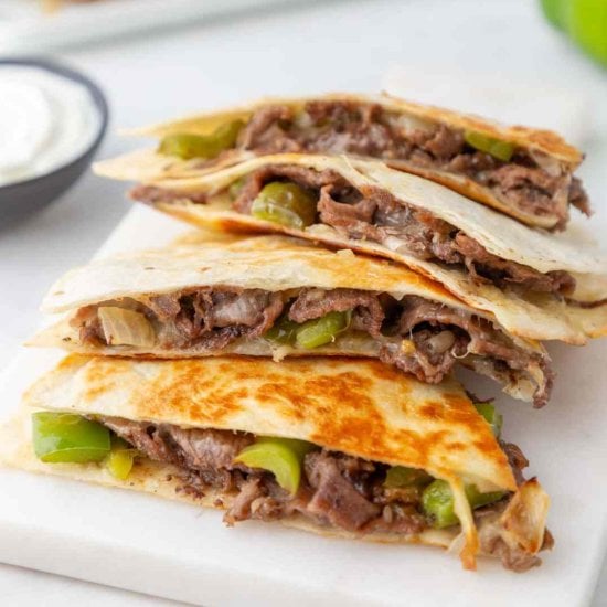 Philly Cheesesteak Quesadilla