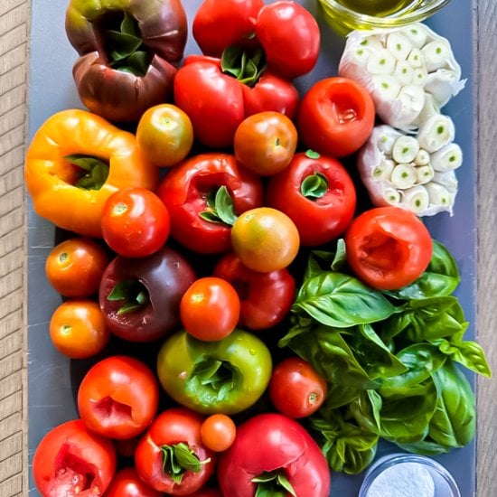 Roasted Garden Tomatoes