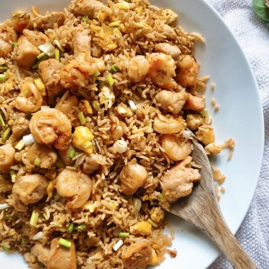 Easy Shrimp and Chicken Fried Rice
