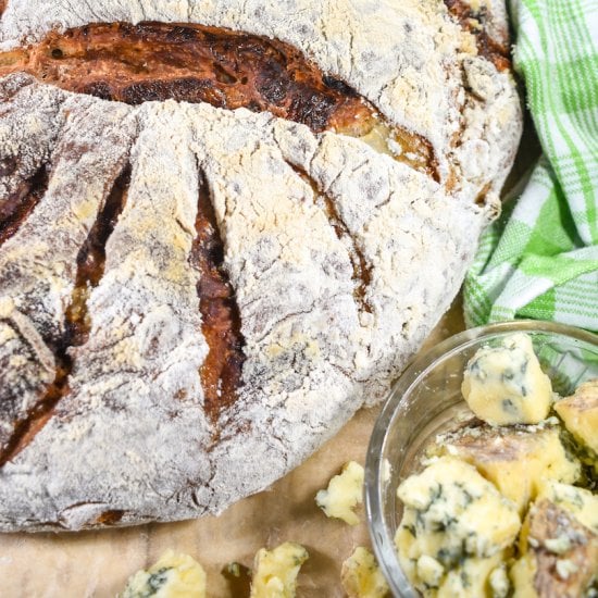 Blue Cheese Pear Bread