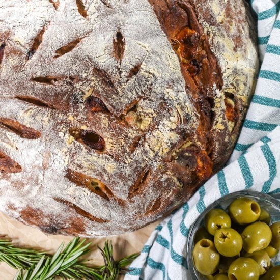 Cheese and Olive Bread
