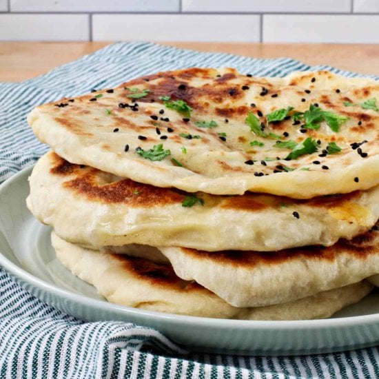 Garlic and Cheese Naan