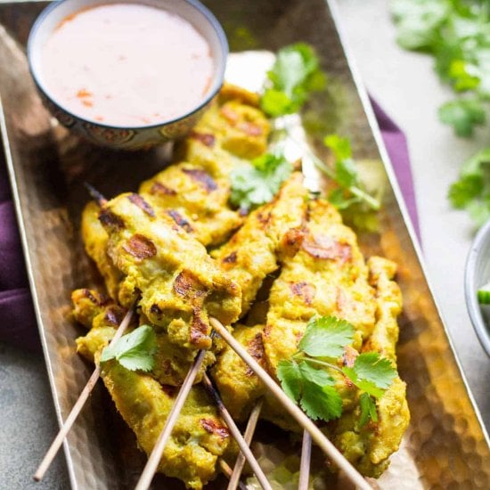Chicken Satay Skewers