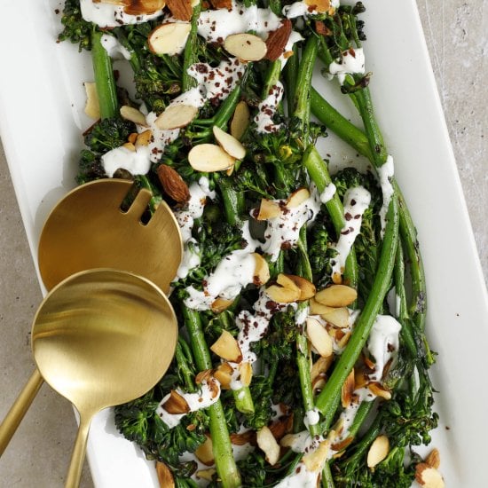 Grilled Broccolini with Herb Sauce