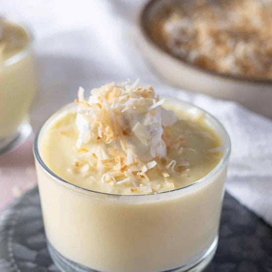 Homemade Coconut Pudding