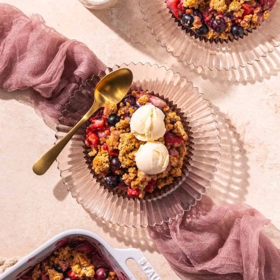 Mixed Berry Cobbler