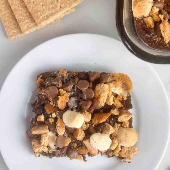 Easy S’mores Brownies