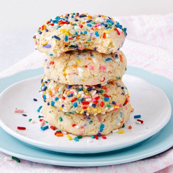 Funfetti Cake Mix Cookies