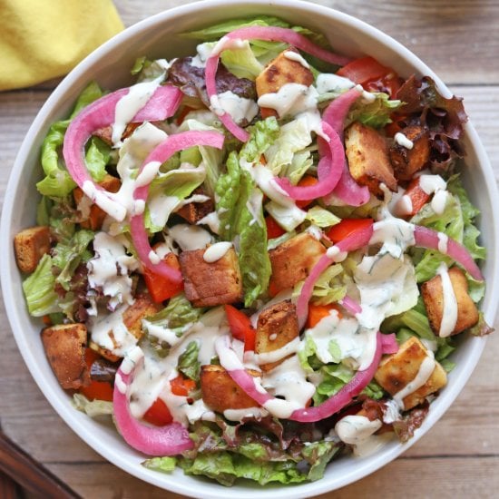 Creamy garlic & dill dressing