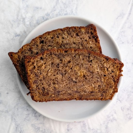 Classic Banana Bread with Oats