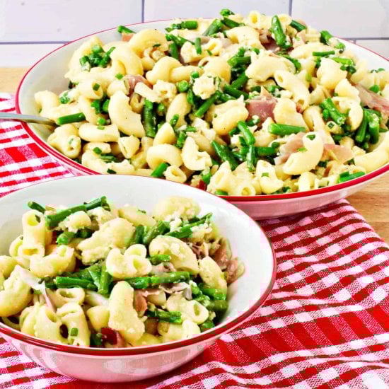 Mac & Cheese with Asparagus