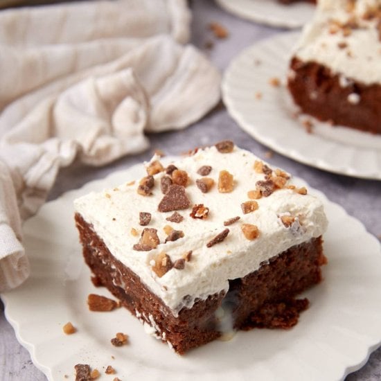 Heath Bar Cake