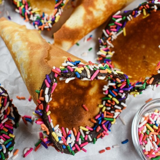 Homemade Ice Cream Cones