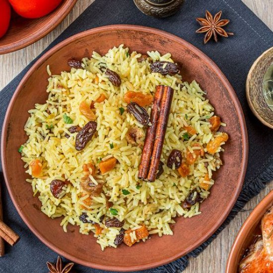 Basmati Pilaf with Dried Fruits
