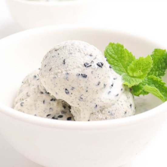 Black Sesame Ice Cream