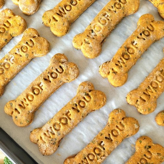 Homemade Mint Dog Treats