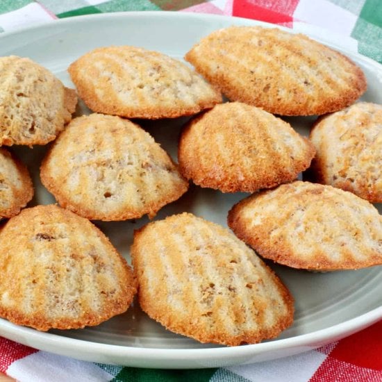 Maple Pecan Madeleines