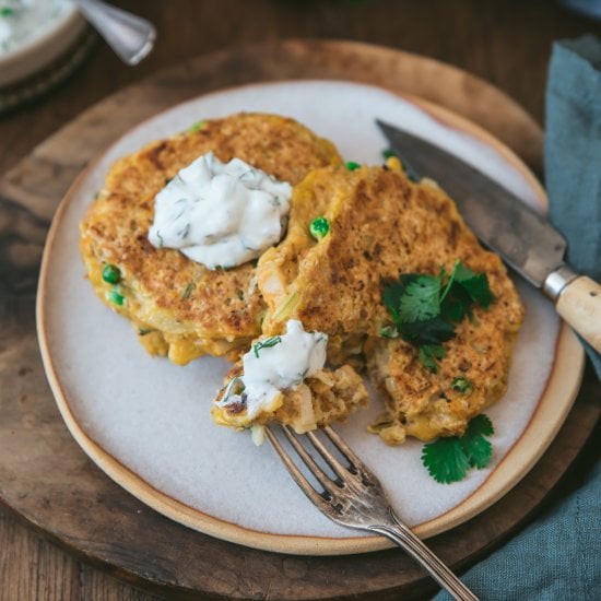 Oats and Vegetable Pancakes recipe