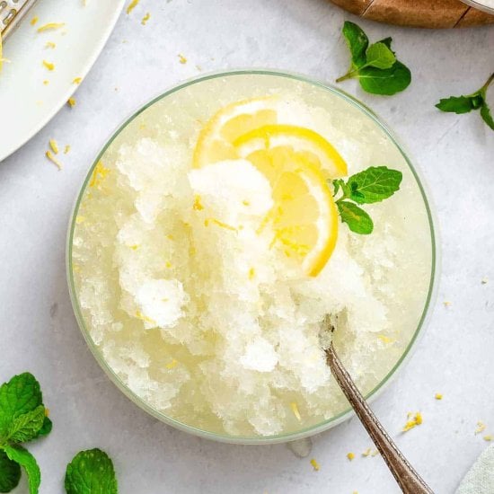 How to Make Lemon Granita