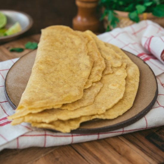 Homemade Corn Tortillas recipe