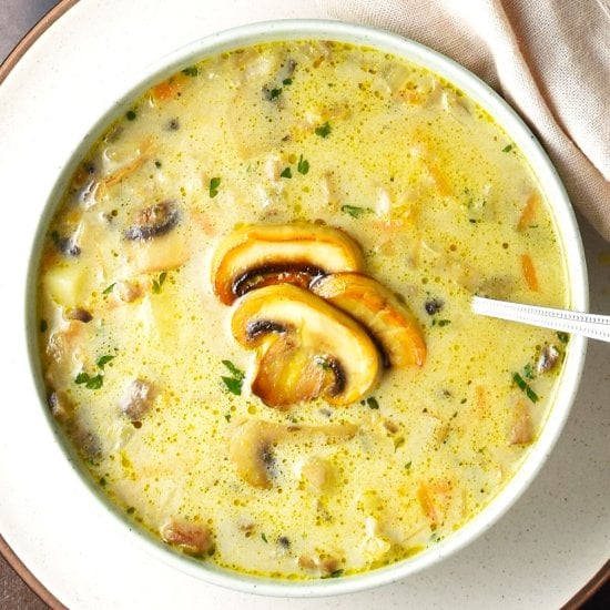 Simple Polish Mushroom Soup